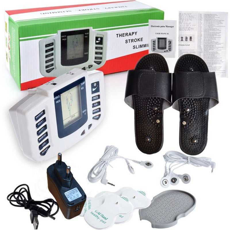 Digital meridian massager with foot therapy shoes Electronic acupuncture massager electrotherapy instrument - V.I.P Digital Presence