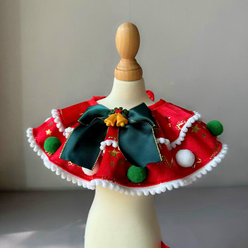Pet Christmas Day Dress Up Scarf Decoration Supplies Dog Scarf Cat Water Scarf Mouth Tie Bow - V.I.P Digital Presence