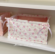Quilted ins storage basket desktop good item storage cute storage frame - V.I.P Digital Presence