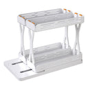 Pull out Rotating Spice Rack Organizer for Cabinet Rotate Makeup Organizer Slide Bottle Box Holder Plastic Seasoning Spice Rack - V.I.P Digital Presence