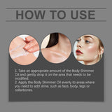 Body Glitter Oil, Facial Body Liquid Highlighter Moisturizer Easy To Apply Party Focus Brightening - V.I.P Digital Presence