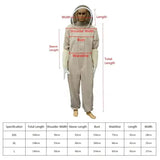 1 Set of Professional Ventilated Full - Body Beekeeping Suit with Gloves - V.I.P Digital Presence