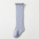 Spring And Summer Children's Socks In The Tube Loose Mouth Fungus Edge Combed Cotton Girls Baby Socks Long Tube Over The Knee Baby Socks - V.I.P Digital Presence