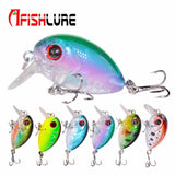 AFISHLURE 36 mm 3,5 g Crank Bait Señuelo de pesca artificial de plástico duro Carpa falsa Pesca Wobbler Leurre Peche Isca 