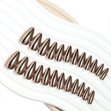 Wearable Nails European and American Style Electroplated Fake Nails Bronze Wearable Patch Manicure Nail Finished Products - V.I.P Digital Presence