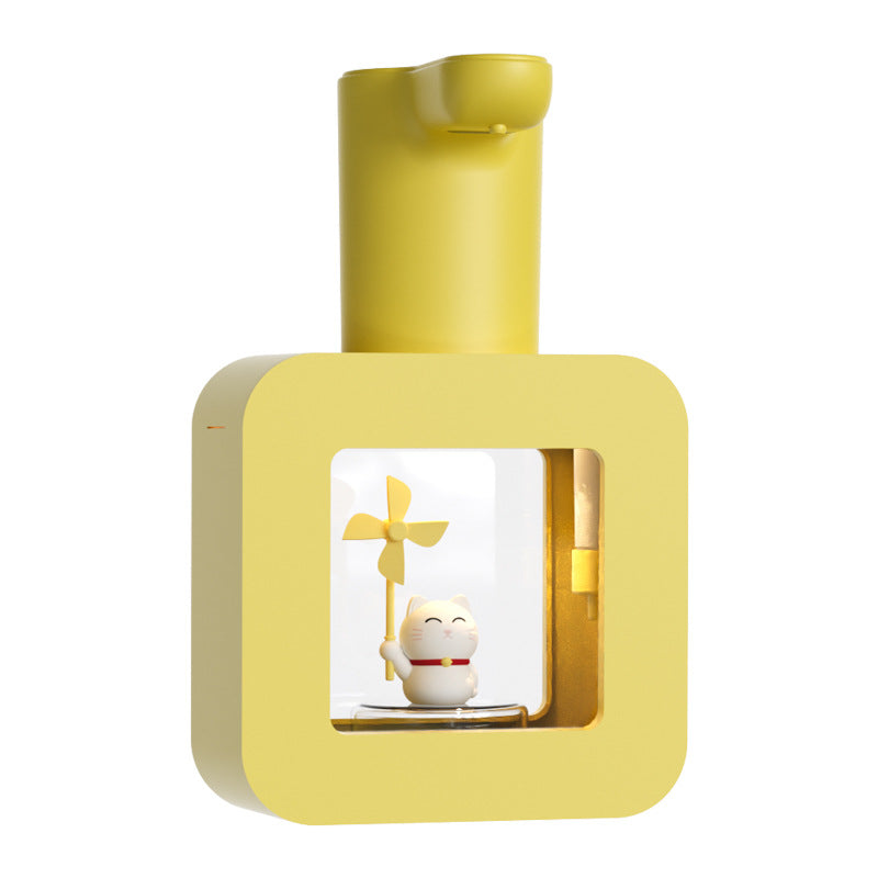 Cute Cat Rechargeable Touchless Automatic Soap Dispenser 400ml Kids foam Soap Dispenser with Night Light - V.I.P Digital Presence