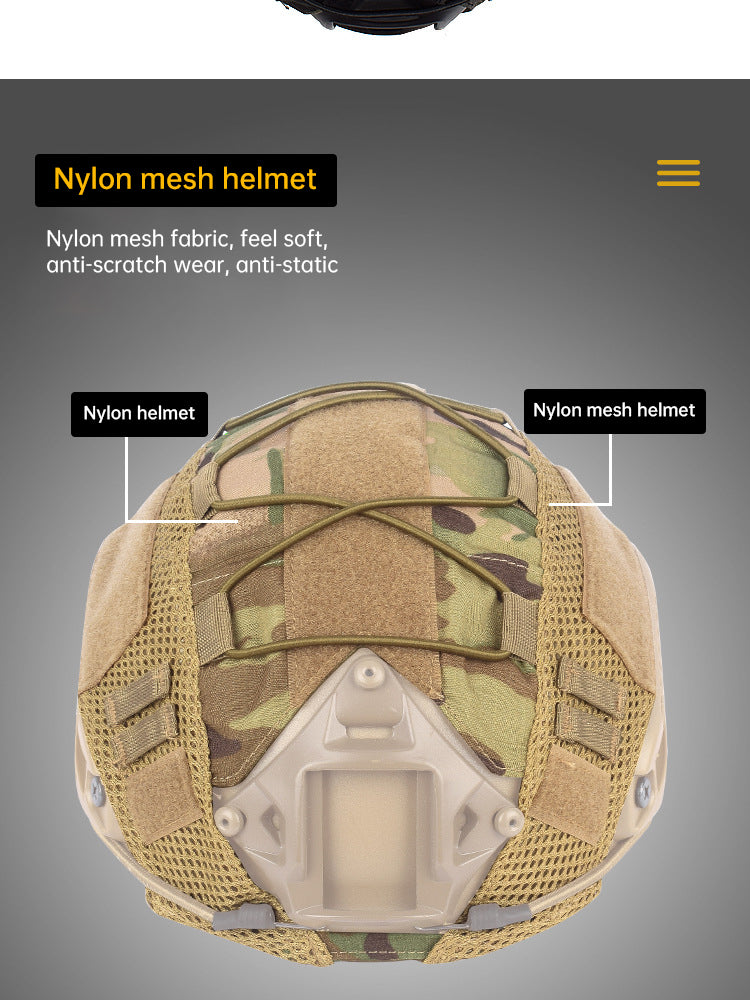 Tactical Multicam Helmet Cover for for Ops-Core FAST PJ Helmet Paintball Wargame Gear CS FAST Helmet Cover - V.I.P Digital Presence