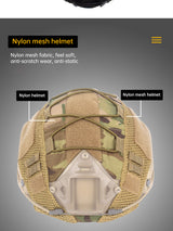 Tactical Multicam Helmet Cover for for Ops-Core FAST PJ Helmet Paintball Wargame Gear CS FAST Helmet Cover - V.I.P Digital Presence