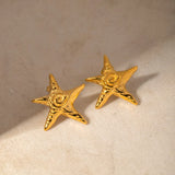 Stainless Steel Star Shape Earrings - V.I.P Digital Presence