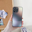 IPhone15 phone case gradient color matte suitable for Apple 14pro with lens film 13 anti drop protective cover - V.I.P Digital Presence