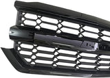 Front Bumper Upper Grille Grill Compatible with Chevrolet Silverado 1500 2016-2018 (Black) - V.I.P Digital Presence