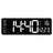 13/16 Inches Large LED Digital Wall Clock ,Wall Mounted Remote Control Temperature Date Week Display Timer Dual Alarm Clock - V.I.P Digital Presence