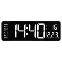 13/16 Inches Large LED Digital Wall Clock ,Wall Mounted Remote Control Temperature Date Week Display Timer Dual Alarm Clock - V.I.P Digital Presence