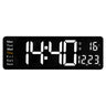 13/16 Inches Large LED Digital Wall Clock ,Wall Mounted Remote Control Temperature Date Week Display Timer Dual Alarm Clock - V.I.P Digital Presence