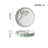 Dumpling plate sushi plate round square plate with soy sauce and vinegar partitioned snack plate ceramic plate for home use - V.I.P Digital Presence