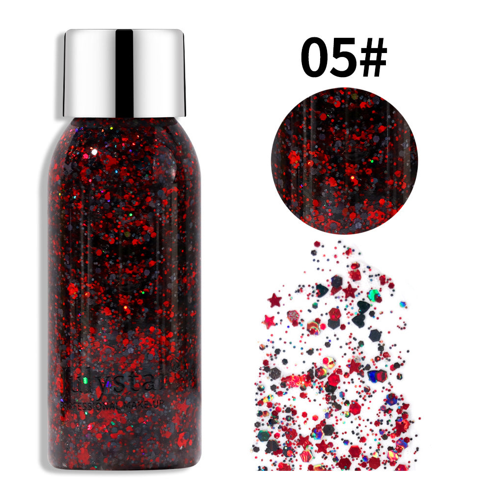Crushed Diamond Glitter Dazzling Performance Stage Nightclub Makeup Sequins Eyeshadow Makeup - V.I.P Digital Presence
