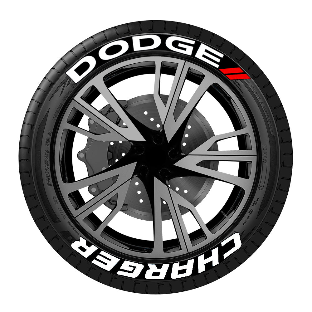 [One-piece set] Tire letter sticker one-piece set One-piece set Suitable for 4 tires No accessories included - V.I.P Digital Presence