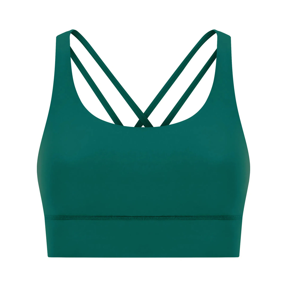 Cross back yoga bra brushed bare high-strength shock-absorbing gathering sports vest for women - V.I.P Digital Presence