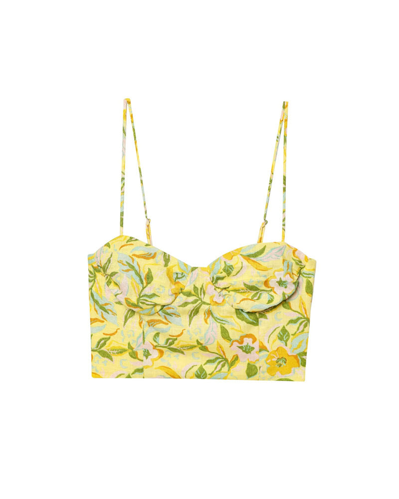 Style Strapless Top with Printed Skirt Set - V.I.P Digital Presence