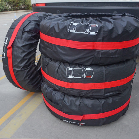 Tire protection cover Oxford cloth waterproof car spare tire cover car tire cover 4 per set - V.I.P Digital Presence