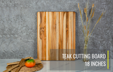 Teak Cutting Board Natural + Solid Wood + 5 Pieces 18 INCH, Pack of 5 Pieces - V.I.P Digital Presence