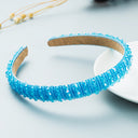 Hand Woven Beaded Headband Female Baroque Beaded Hair Binding Korean Version Net Red Wash Face Hair Accessories - V.I.P Digital Presence