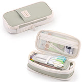 Macaron color block can transform into a large capacity upgraded pencil case stationery - V.I.P Digital Presence