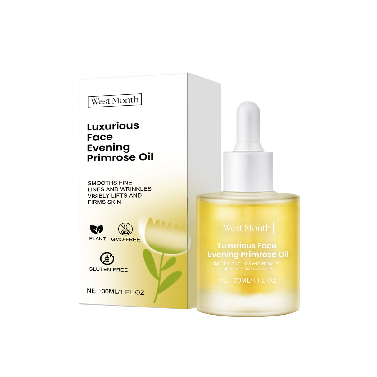 Primrose Essential Oil, Moisturizing, Anti-Wrinkle, Firming, Light Line, Moisturizing And Nourishing Facial Essence - V.I.P Digital Presence