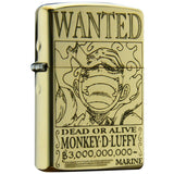 ZORRO Zorro Yellow Cartoon Wanted Brass Kerosene Lighter - V.I.P Digital Presence