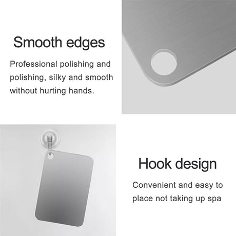 Medical - grade Pure Titanium Double - Sided Kitchen Cutting Board. Easy to clean. - V.I.P Digital Presence