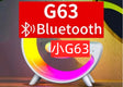 Bluetooth Speaker G63 Colorful Lights Clock Wireless Charging Multifunctional Bluetooth Speaker Colorful Atmosphere Alarm Clock - V.I.P Digital Presence
