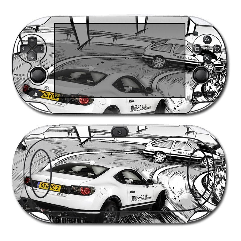 Pegatina PSV1000 de anime para PS Vita1000, pegatina de máquina a color de dibujos animados, película protectora mate para el cuerpo