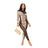 Women's Long Sleeve Spliced Jumpsuit Print Sheer Mesh Slimming Jumpsuit - V.I.P Digital Presence
