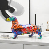 Modern minimalist sausage dog ornaments, creative home wine cabinet decorations, office desktop decorations, handicrafts - V.I.P Digital Presence