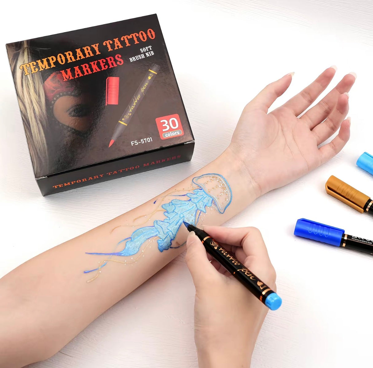 SkinInk Body Art Markers