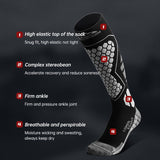 Winter ski socks men and women outdoor sports warm breathable long tube thickening pressure function calf socks - V.I.P Digital Presence