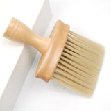 Broken Hair Sweeping Brush Bangs Brush Neck Sweeping Wooden Handle Large Imitation Mane Hairdressing Hairdressing Cleaning Brush - V.I.P Digital Presence