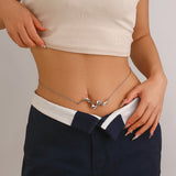 Zircon navel nail body chain sexy imitation pearl tassel chain - V.I.P Digital Presence