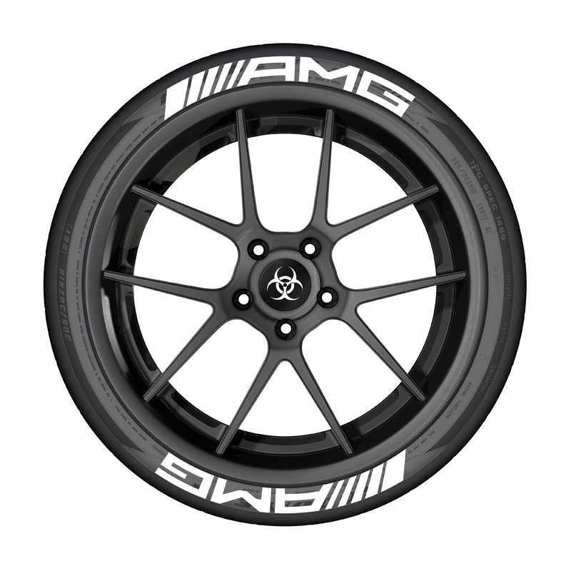 AMG car tire sticker rubber 3D three-dimensional integrated tire decoration car tire sticker - V.I.P Digital Presence