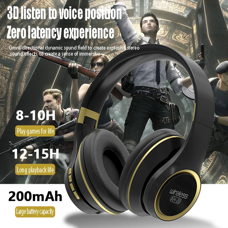 KH20 Bluetooth Headset Business Phone Headset E-sports Game Headset New Product - V.I.P Digital Presence