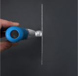 High Quality Stainless Trimming shovel, 35 Cm x 5 cm, very suitable for buckets, slate, plaster, concrete, curved handle, high c - V.I.P Digital Presence