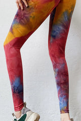 Tie-Dye High Waist Active Leggings - V.I.P Digital Presence