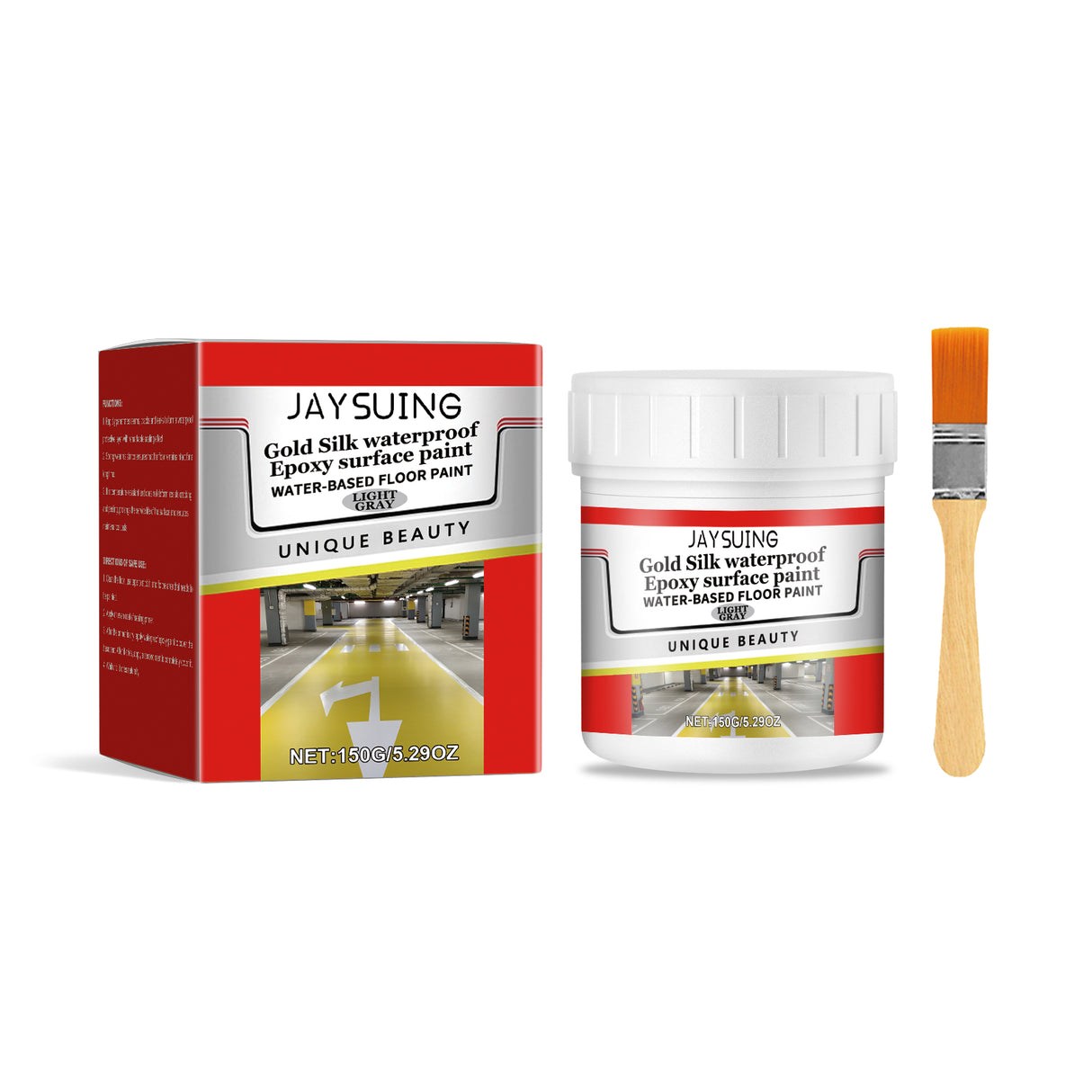 Waterproof Epoxy Floor Paint Household Wall Floor Waterproof Anti-Crack Cover Stains Renovation Paste - V.I.P Digital Presence