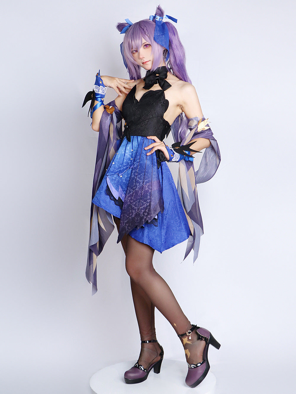 Shoes matching Genshin Impact Keqing cos clothing - V.I.P Digital Presence
