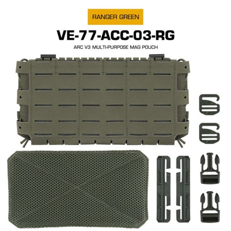 Tactical ARC V3 Molle Mag Pouch for M4/AR15, laser-cut, for hunting & airsoft. - V.I.P Digital Presence