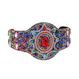Fashion Baroque Heavy Industries Full Diamond Hair Hoops - V.I.P Digital Presence