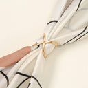 Creative Rice King Star Gold-Plated Scarf Buckle Multi-Purpose X Cross Hollow Smooth Surface Scarf Square Shawl Buckle - V.I.P Digital Presence