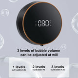 Soap Dispenser Touchless Automatic USB Liquid Foam Machine Wall-mounted Infrared Induction Hand Washer Sanitizer Tool - V.I.P Digital Presence