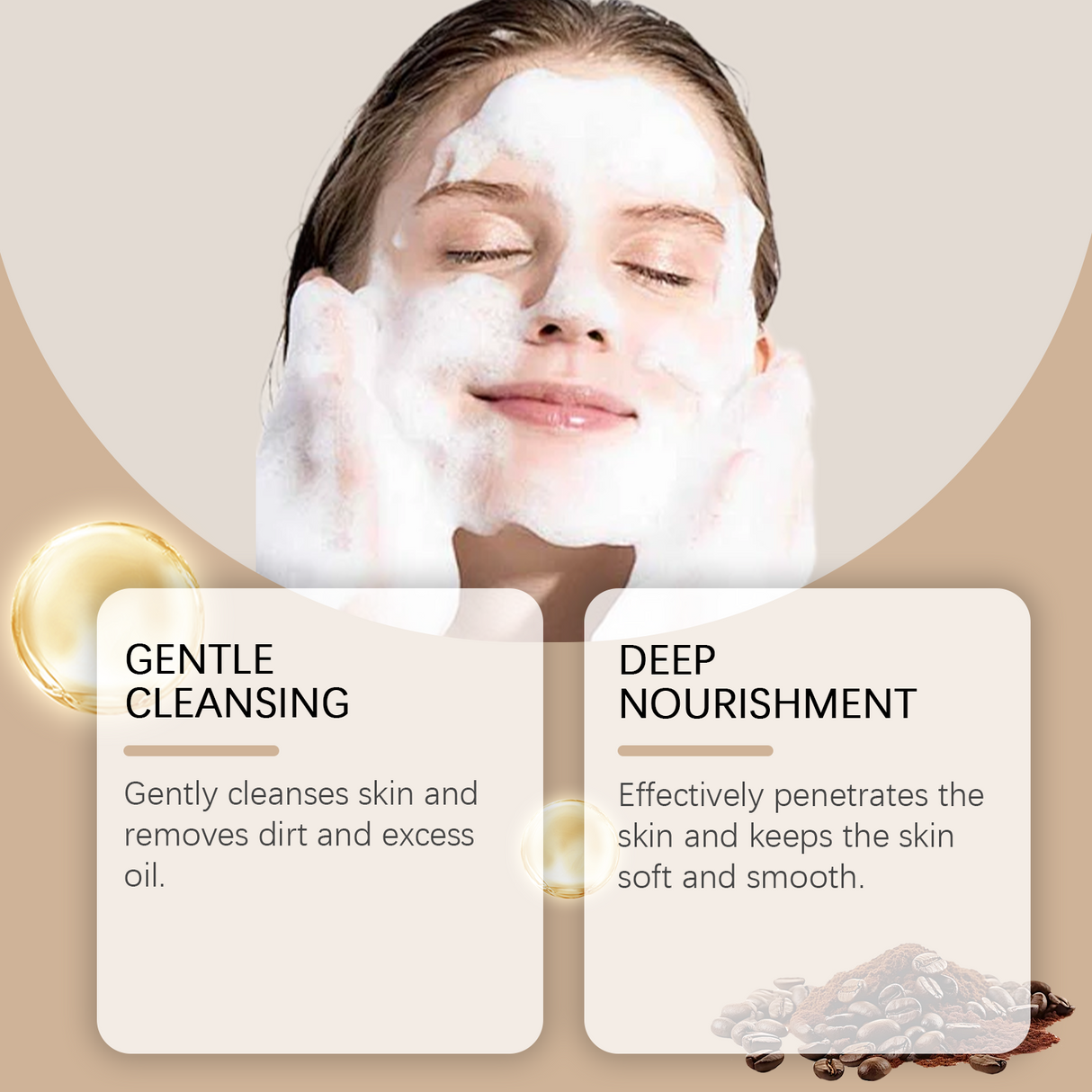 Coffee Cleansing Soap, Coffee Essence Gently Cleans, Nourishes, Moisturizes And Brightens The Skin - V.I.P Digital Presence