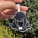 Creative Pulling and Playing Egg Cat Keychain Pendant Cute and Bizarre Spinable Bag Pendant - V.I.P Digital Presence